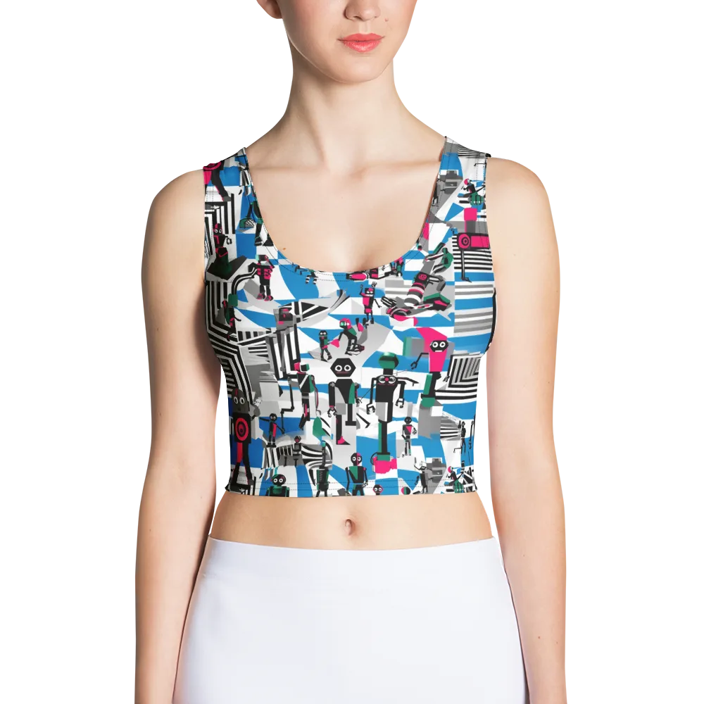 Synthetic Circus on Crop Top — Front