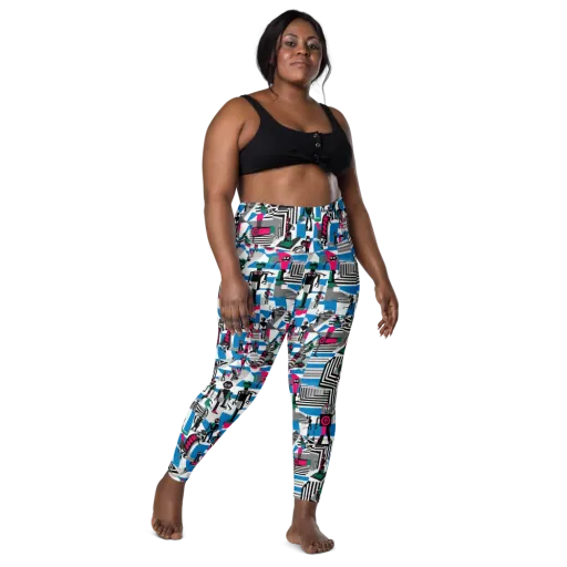 Synthetic Circus on a Leggings with Pockets