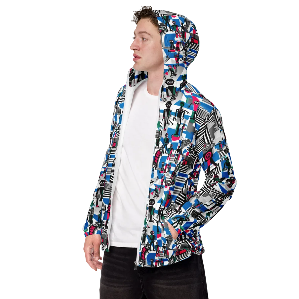 Synthetic Circus on Men's Windbreaker — Left Front