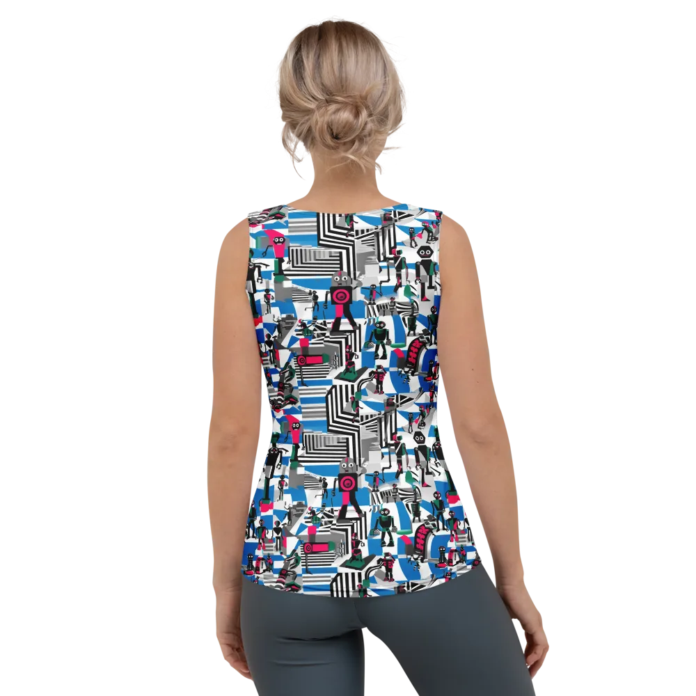Synthetic Circus on Women's Tank Top — Back