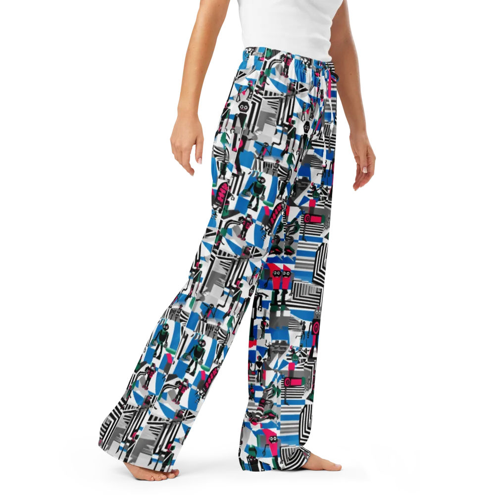 Synthetic Circus on Women's Pajama Pants — Right Front