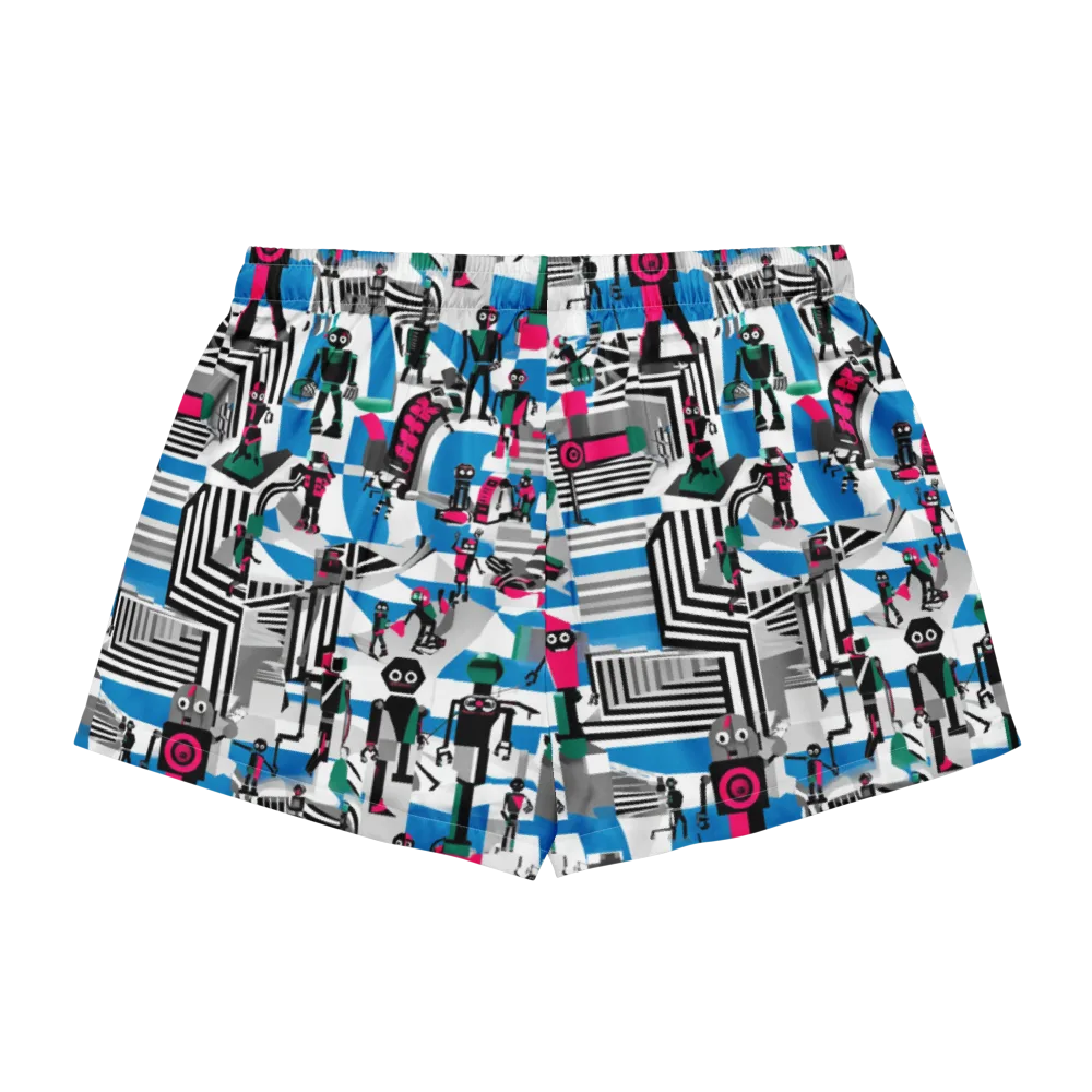 Synthetic Circus on Women's Pajama Shorts — Back