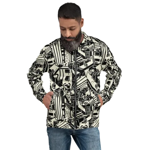 Factory Noir on a Bomber Jacket