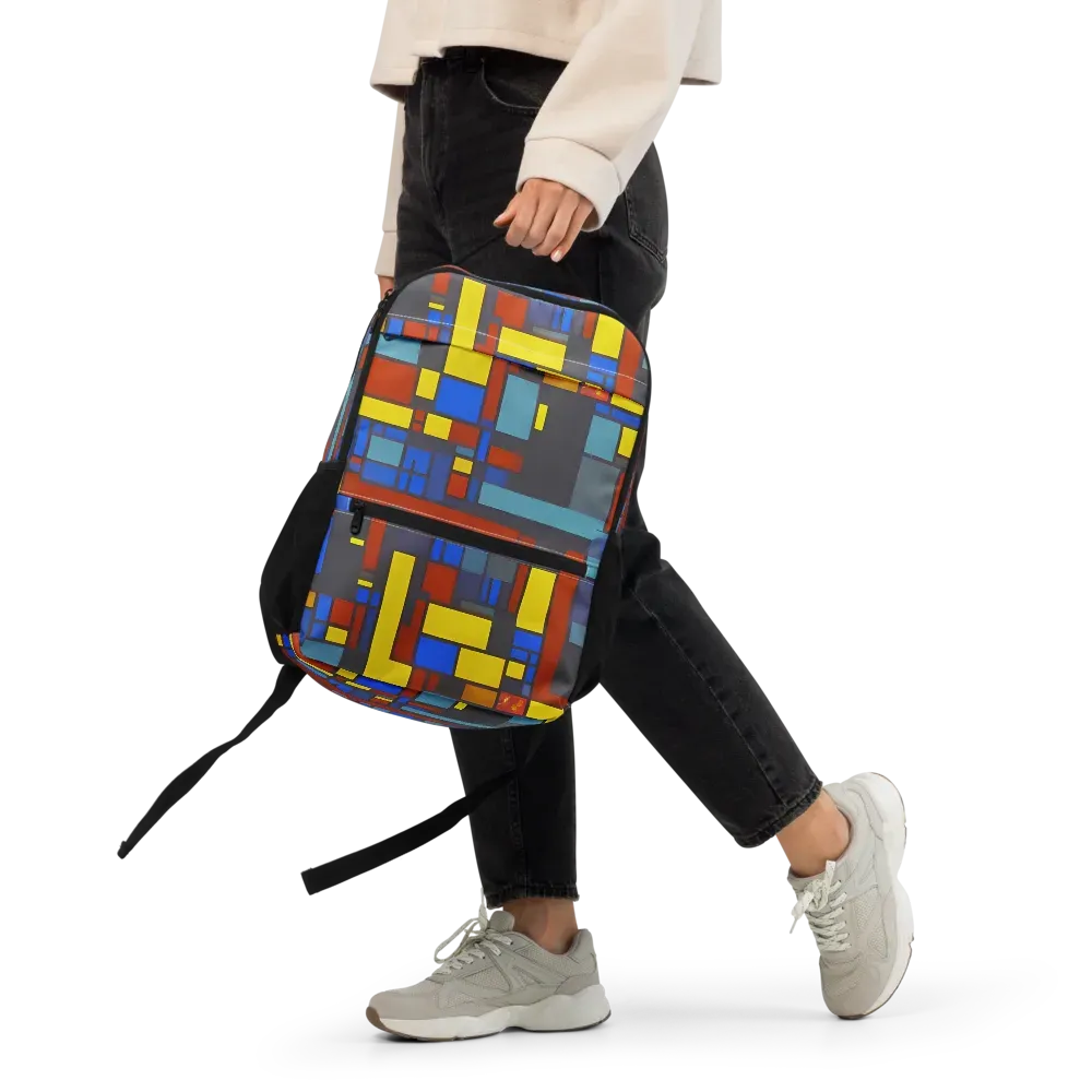 Cobalt Construct on Utility Backpack — Front