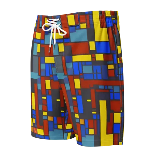 Cobalt Construct on a Men's Board Shorts
