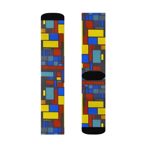 Cobalt Construct on a Socks