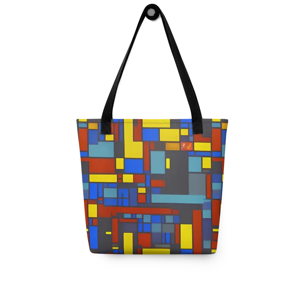 Cobalt Construct on Tote Bag — Front