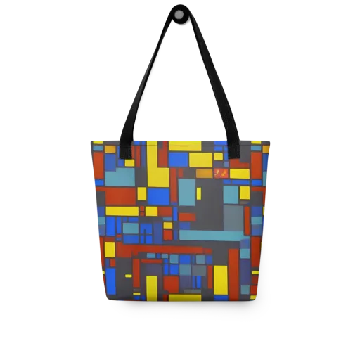 Cobalt Construct on a Tote Bag