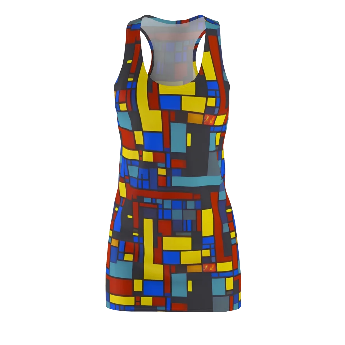 Cobalt Construct on Racerback Dress — Front