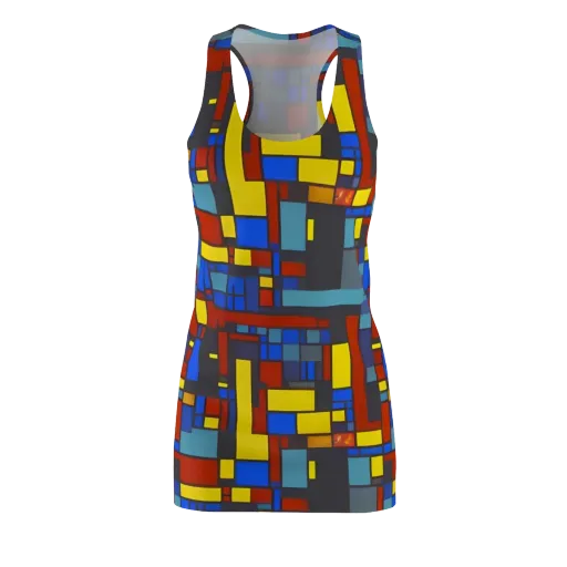 Cobalt Construct on a Racerback Dress