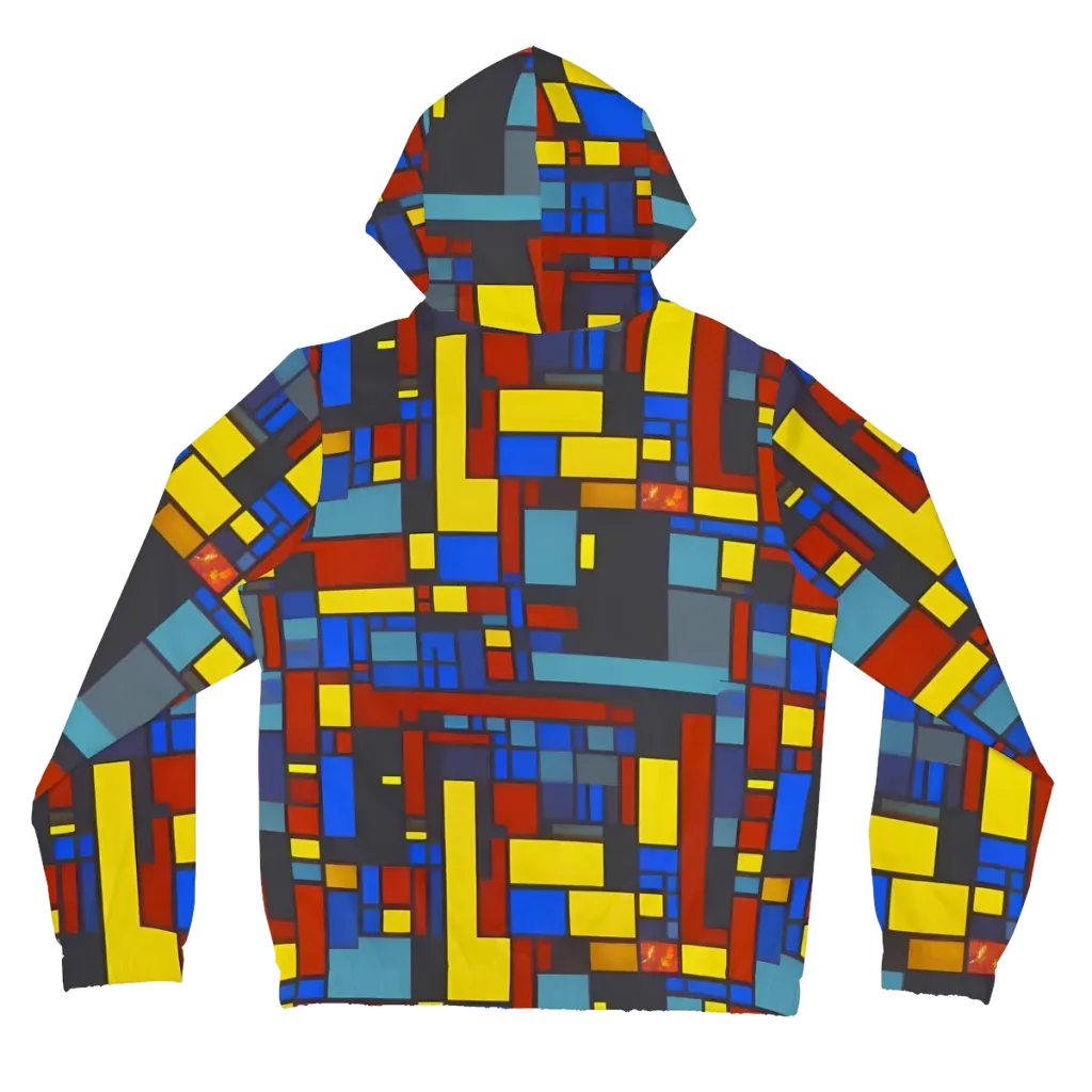 Cobalt Construct on Women's Full-Zip Hoodie — Back