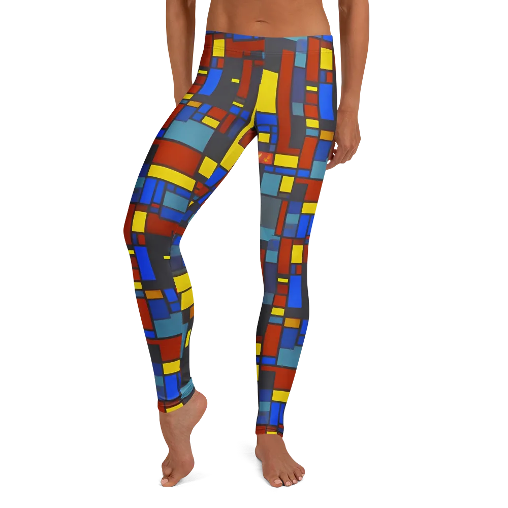 Cobalt Construct on Leggings — Front