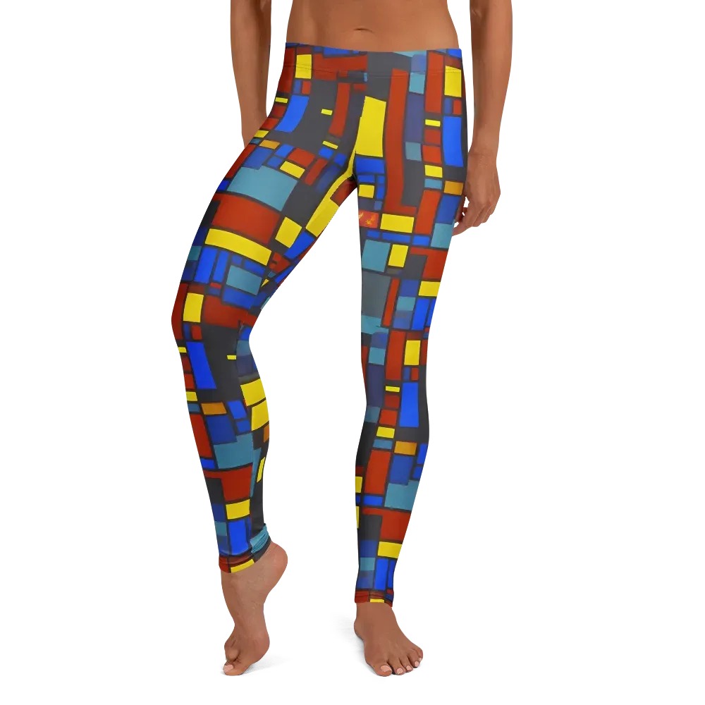 Cobalt Construct on Leggings — Front