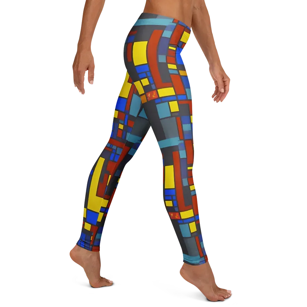 Cobalt Construct on Leggings — Right