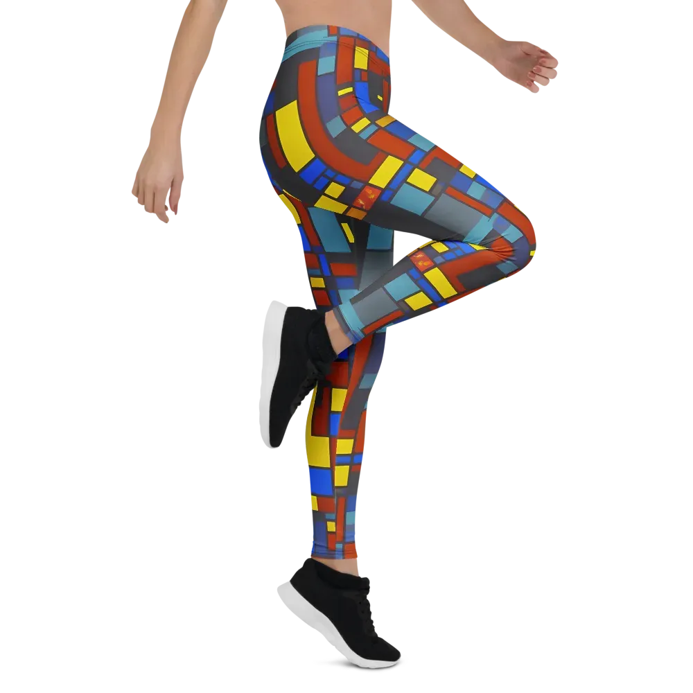 Cobalt Construct on Leggings — Right
