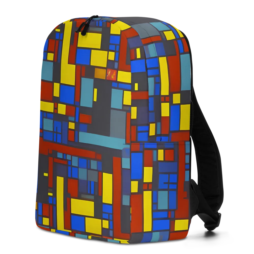 Cobalt Construct on Minimalist Backpack — Left