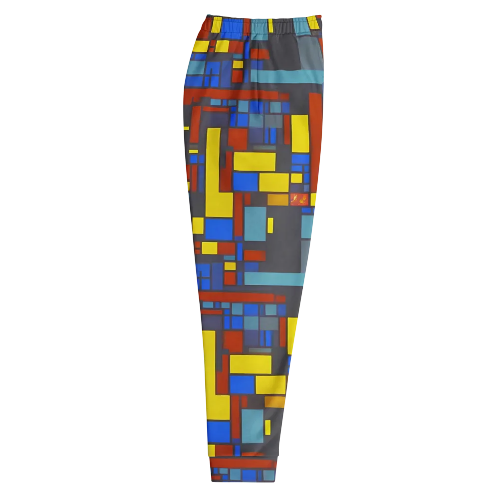 Cobalt Construct on Men's Joggers — Right