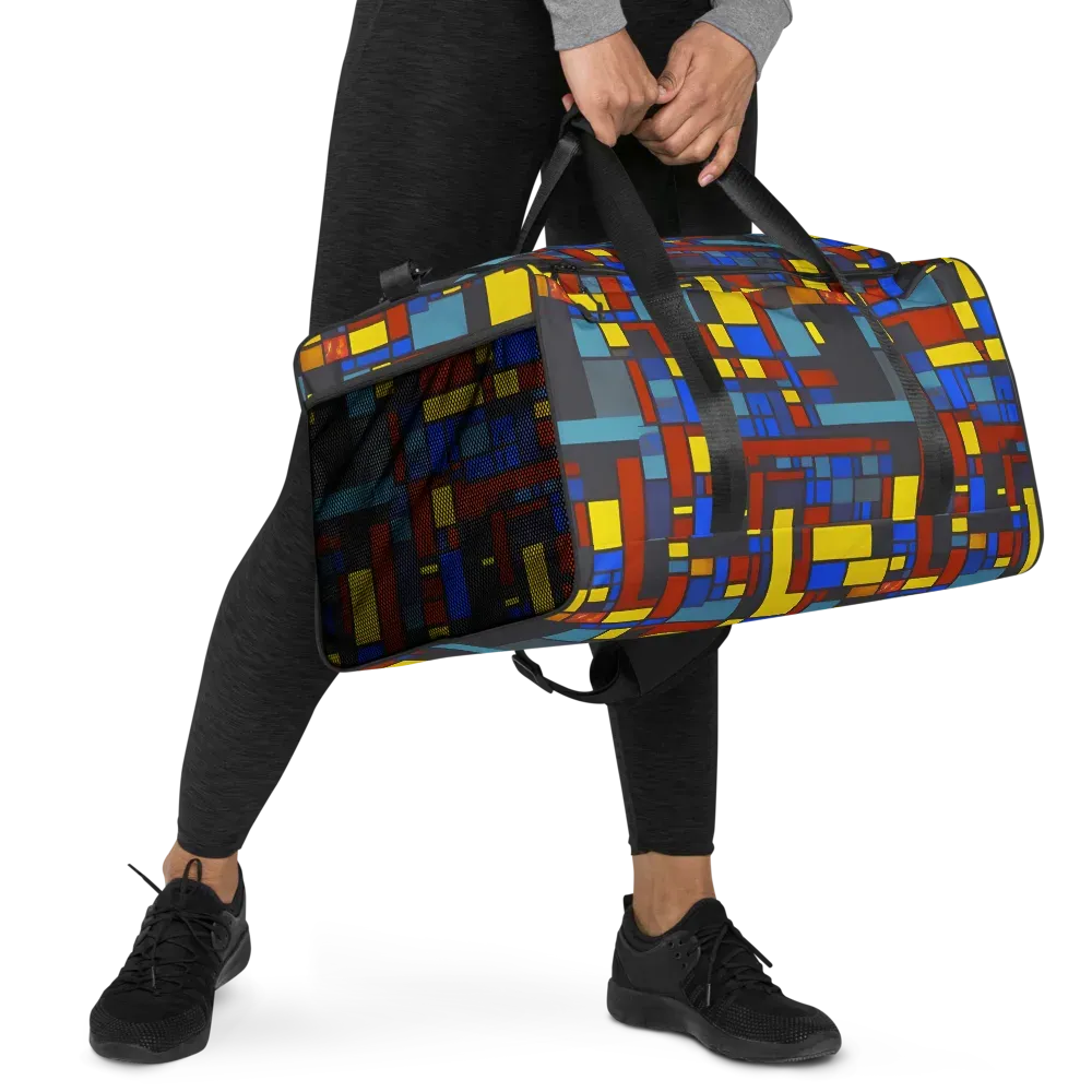 Cobalt Construct on Duffle Bag — Right Front