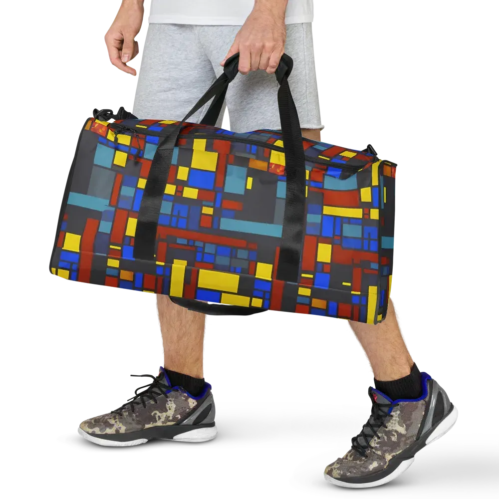 Cobalt Construct on Duffle Bag — Front