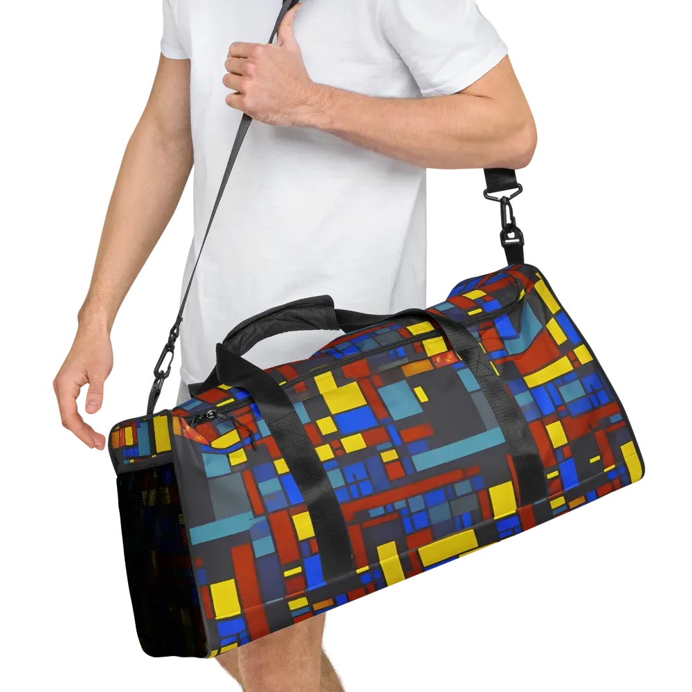 Cobalt Construct on Duffle Bag — Right Front