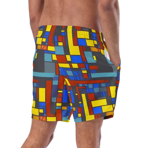 Cobalt Construct on a Swim Trunks