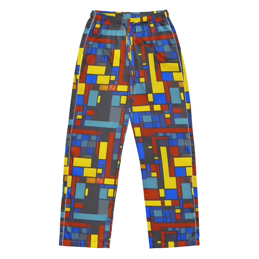 Cobalt Construct on Women's Pajama Pants — Front