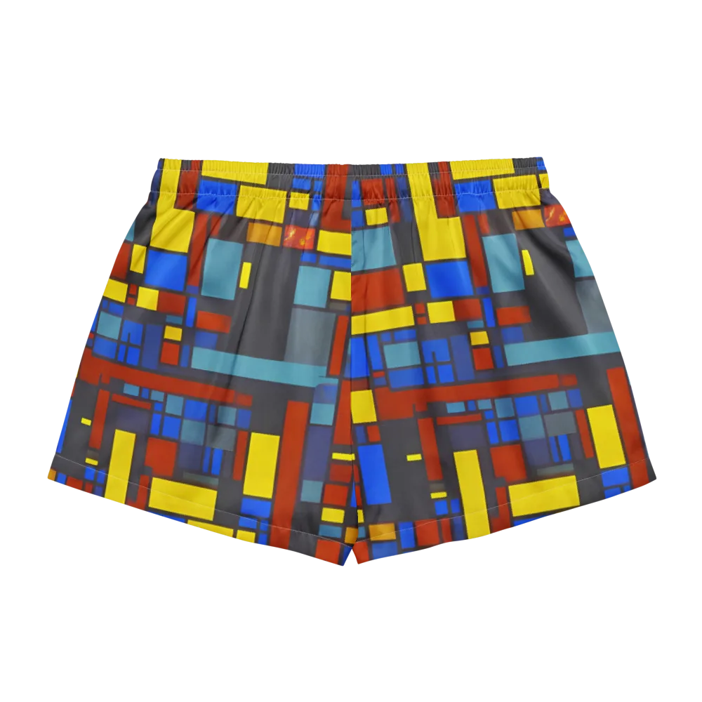 Cobalt Construct on Women's Pajama Shorts — Back