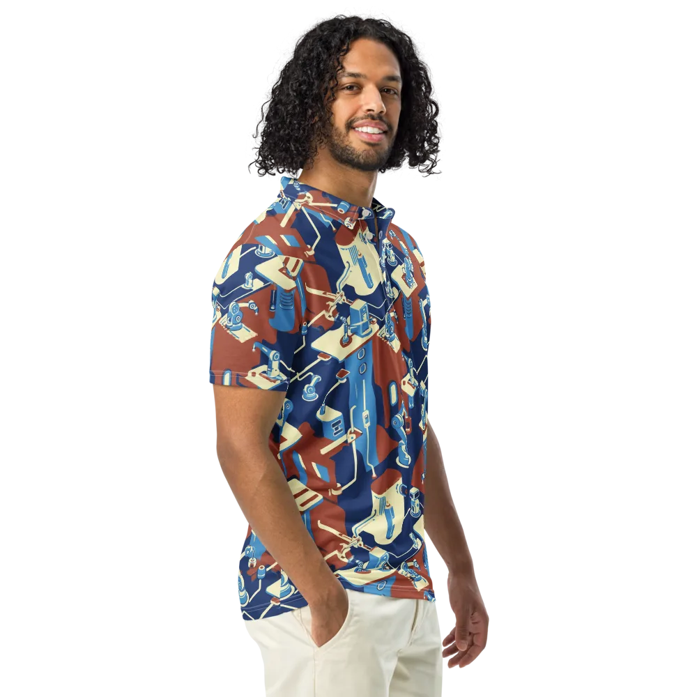 Automata Atelier on Men's Slim Fit Polo Shirt — Right Front
