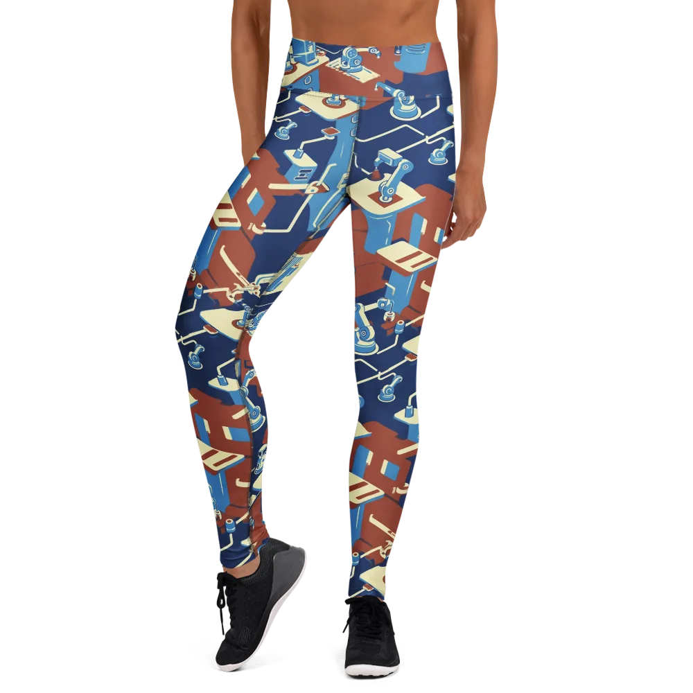 Automata Atelier on Yoga Leggings — Front