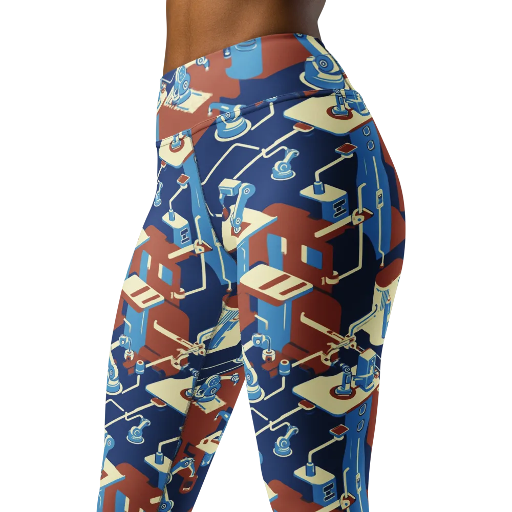 Automata Atelier on Yoga Leggings — Left Front