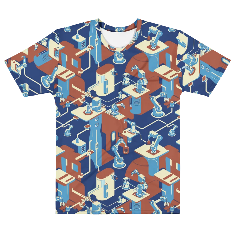 Automata Atelier on Men's Cotton Crew Neck T-Shirt — Front