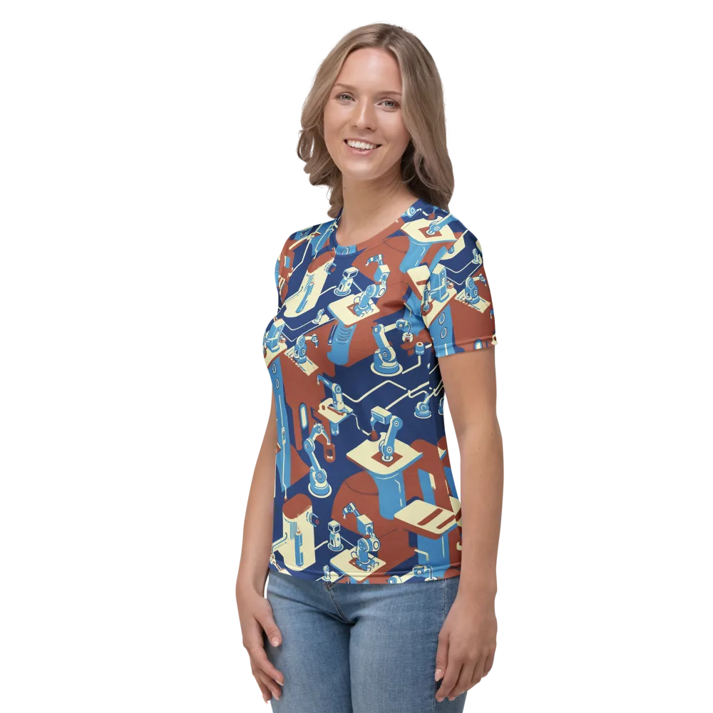 Automata Atelier on Women's Crew Neck T-Shirt — Left