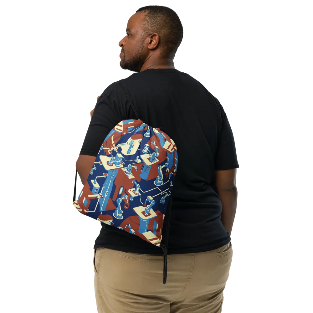 Automata Atelier on Drawstring Bag — Front