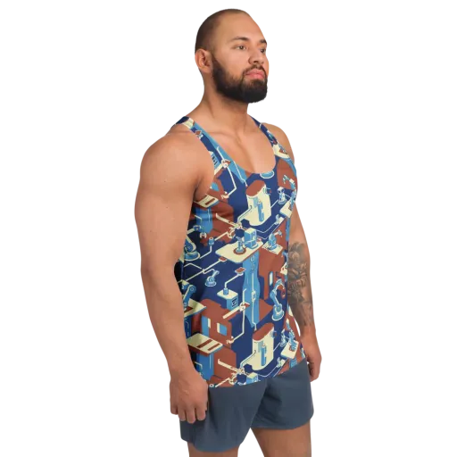 Automata Atelier on a Men's Tank Top