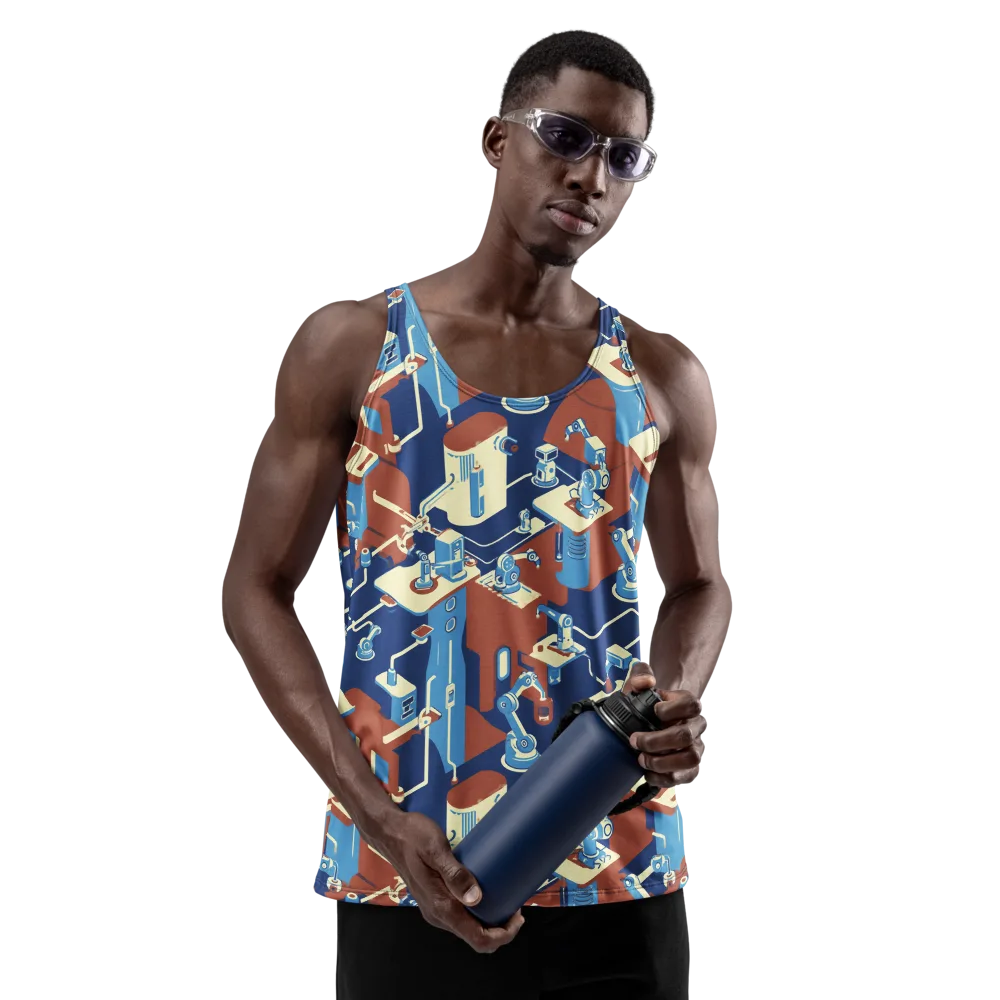 Automata Atelier on Men's Tank Top — Front
