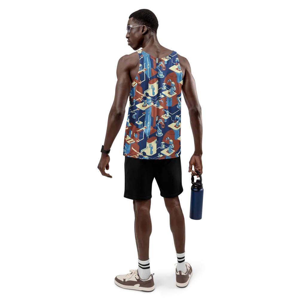 Automata Atelier on Men's Tank Top — Back
