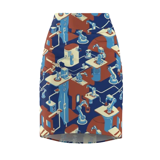 Automata Atelier on a Pencil Skirt