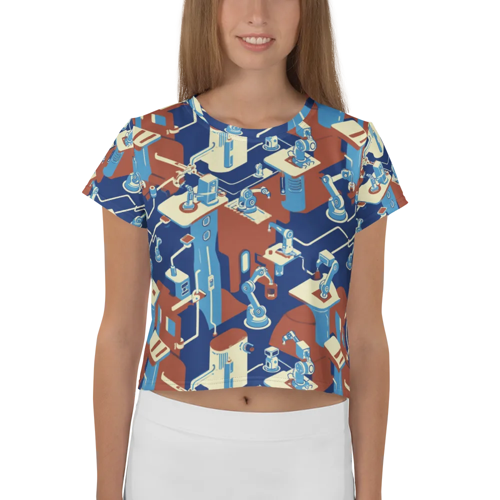 Automata Atelier on Crop Tee — Front