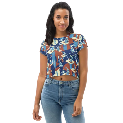 Automata Atelier on a Crop Tee