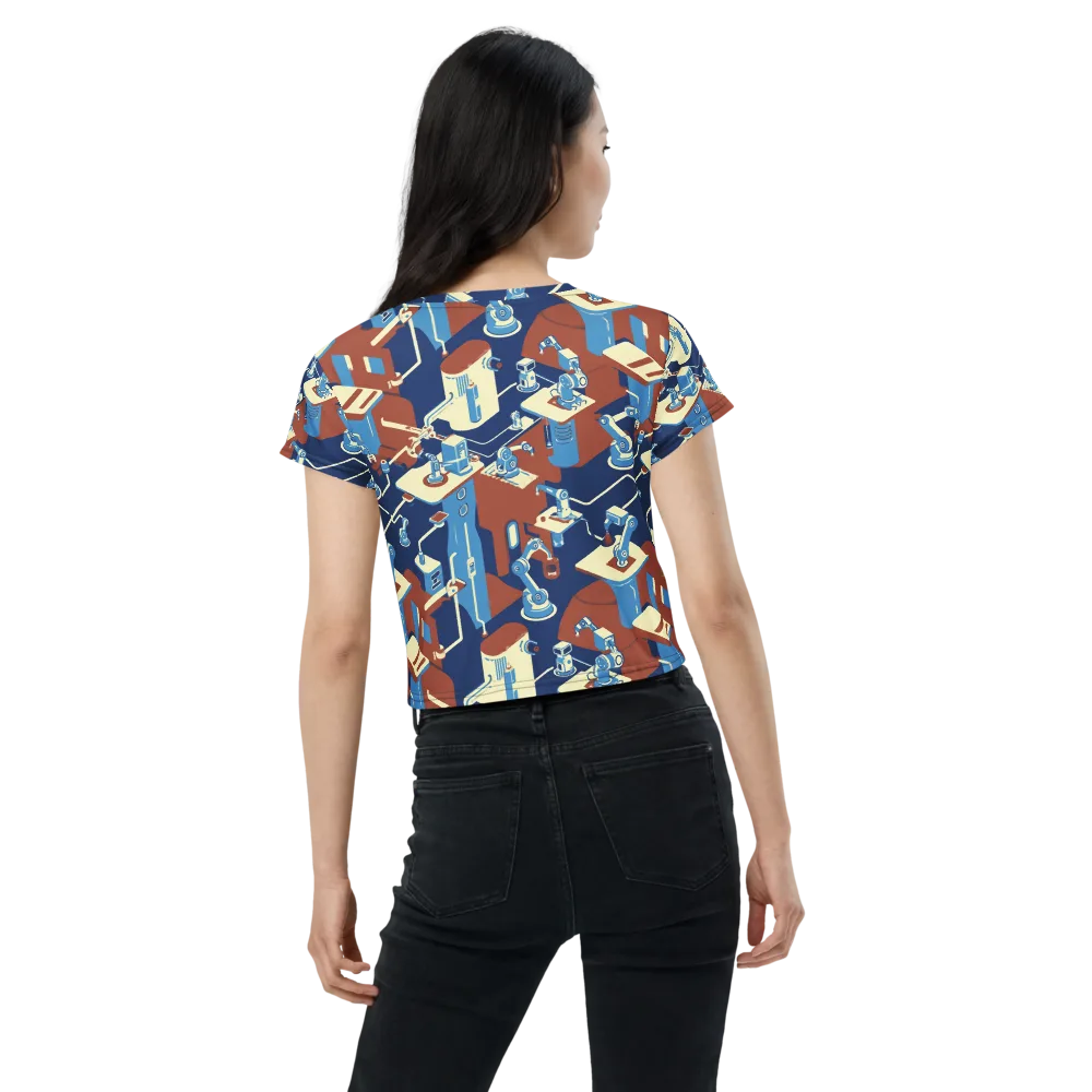 Automata Atelier on Crop Tee — Back