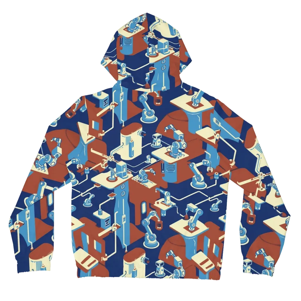 Automata Atelier on Women's Full-Zip Hoodie — Back