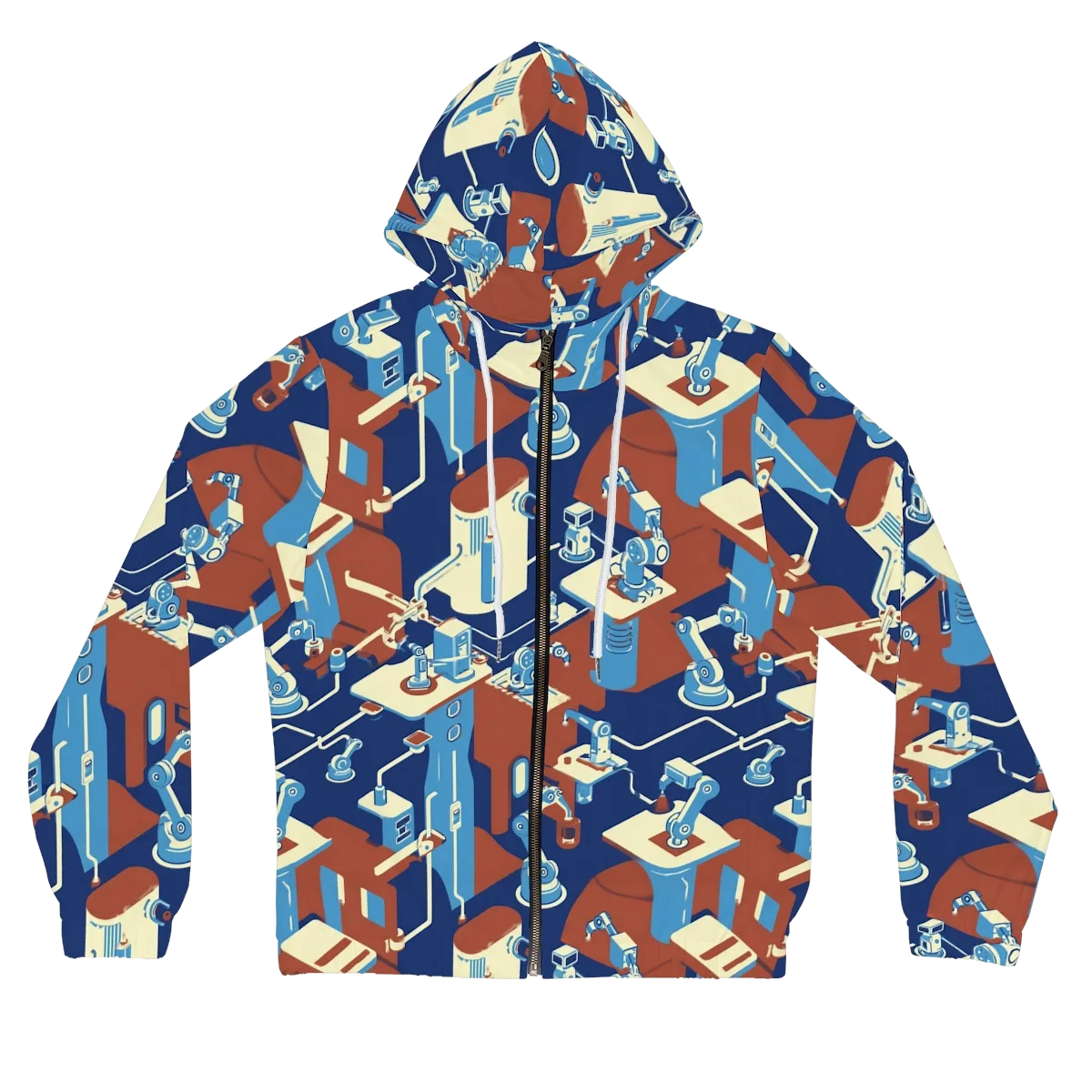 Automata Atelier on Women's Full-Zip Hoodie — Front