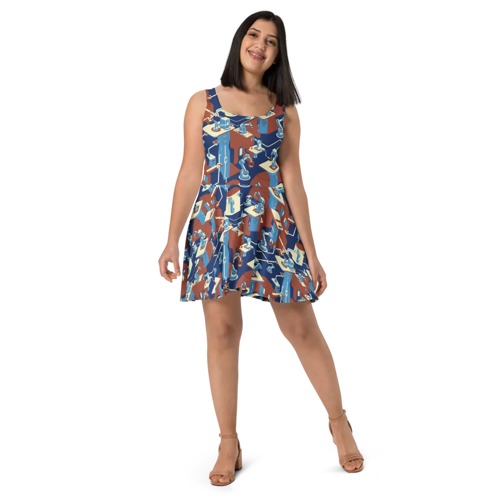 Automata Atelier on Skater Dress — Front