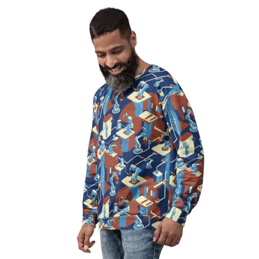 Automata Atelier on a Sweatshirt