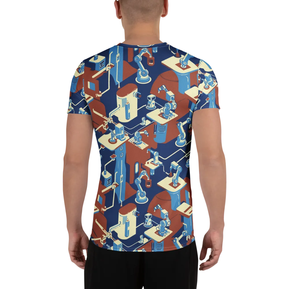 Automata Atelier on Men's Athletic T-Shirt — Back