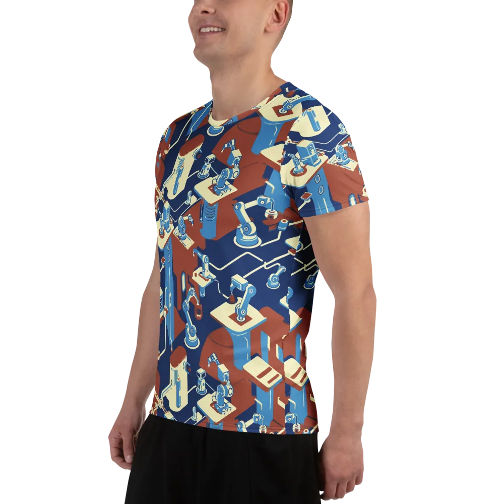 Automata Atelier on Men's Athletic T-Shirt — Left