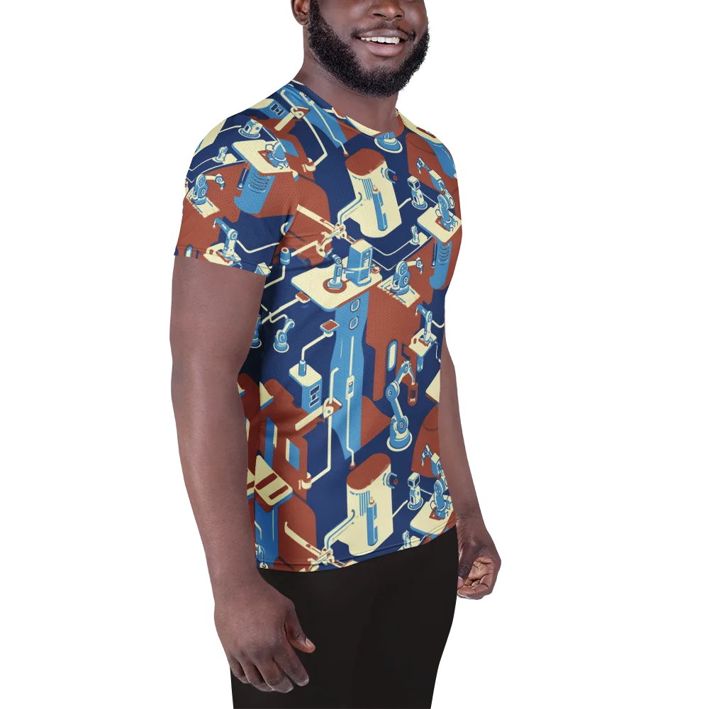 Automata Atelier on Men's Athletic T-Shirt — Right