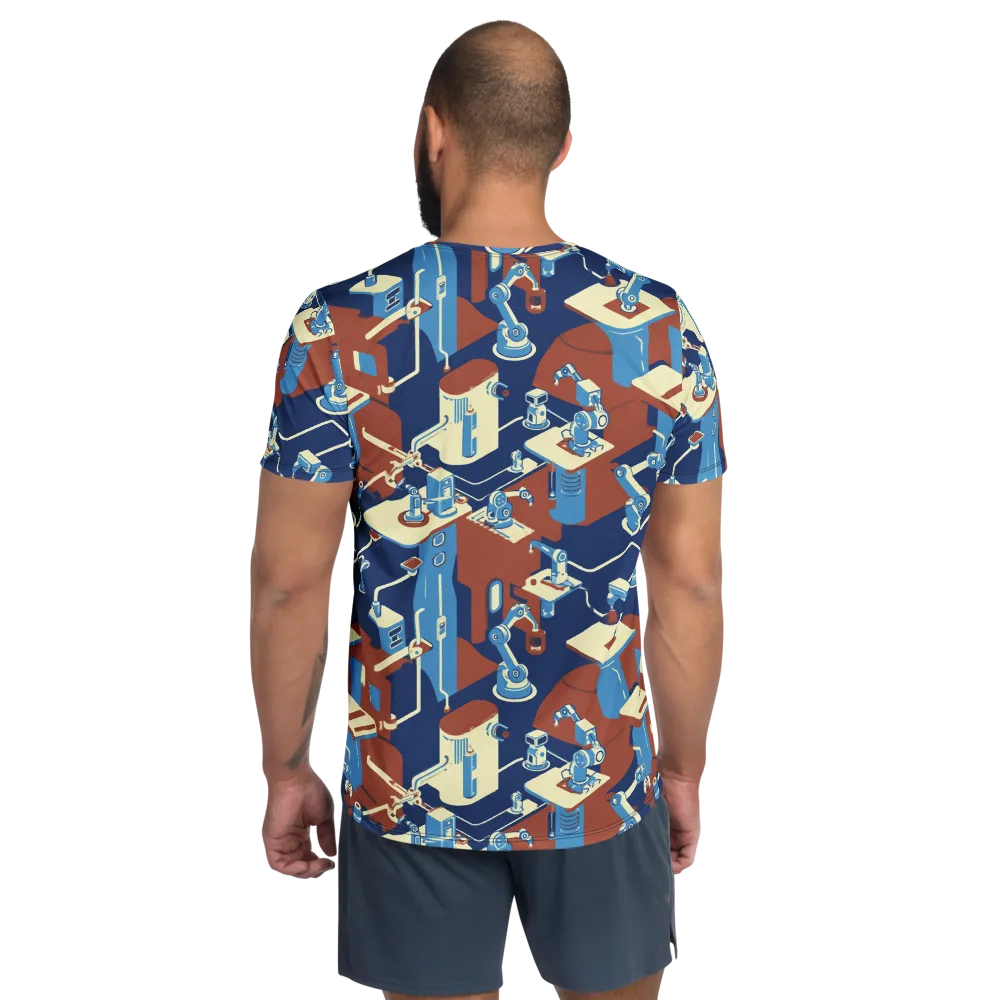 Automata Atelier on Men's Athletic T-Shirt — Back