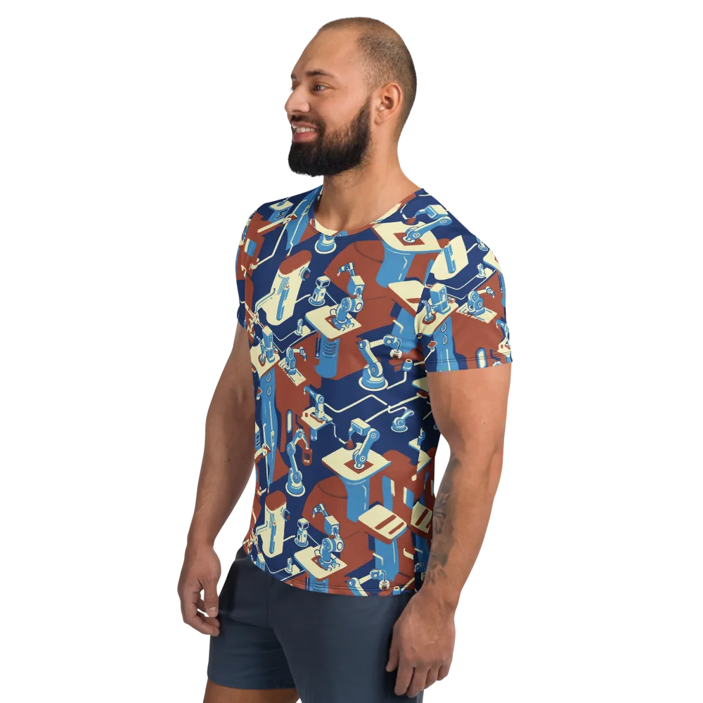 Automata Atelier on Men's Athletic T-Shirt — Left