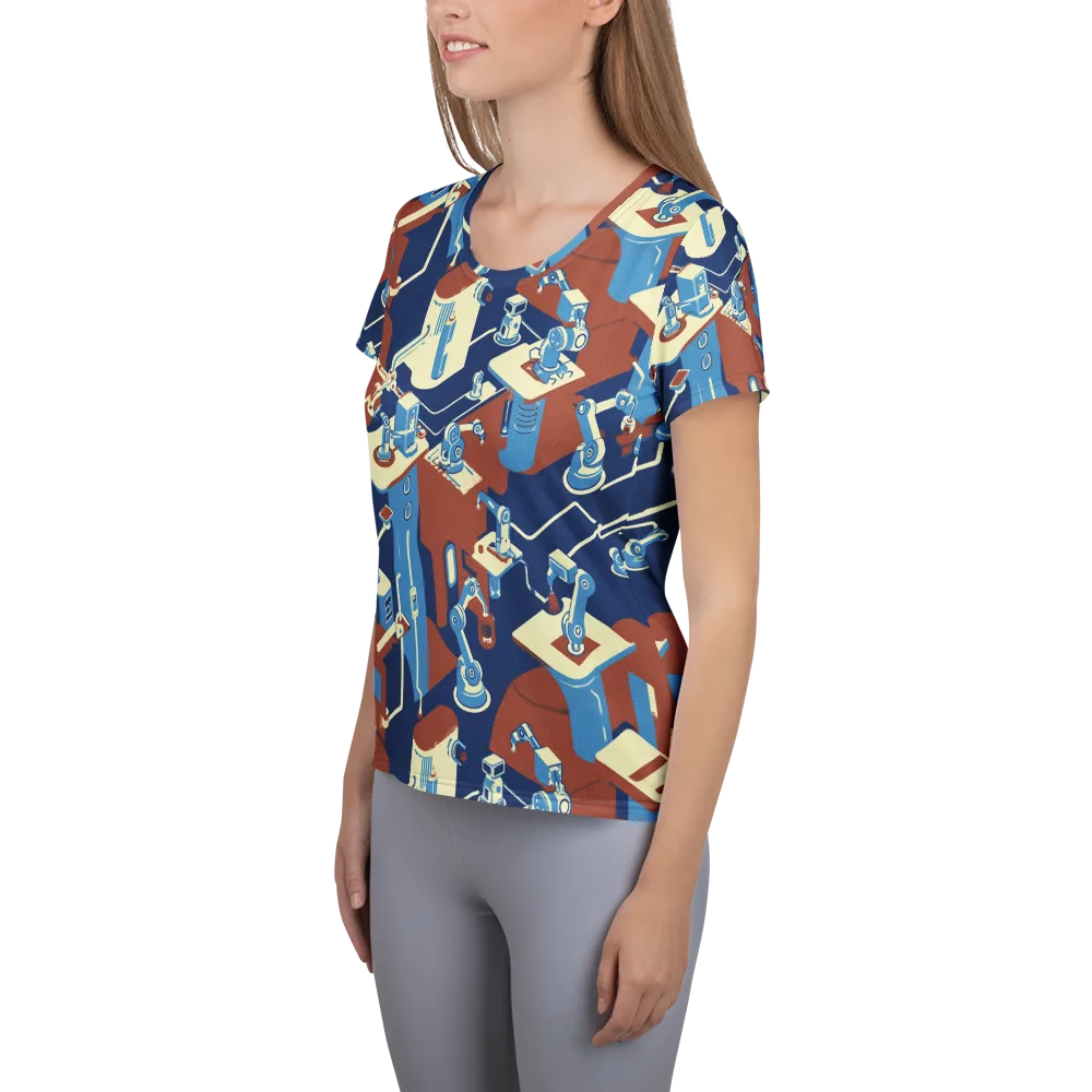 Automata Atelier on Women's Athletic T-Shirt — Left